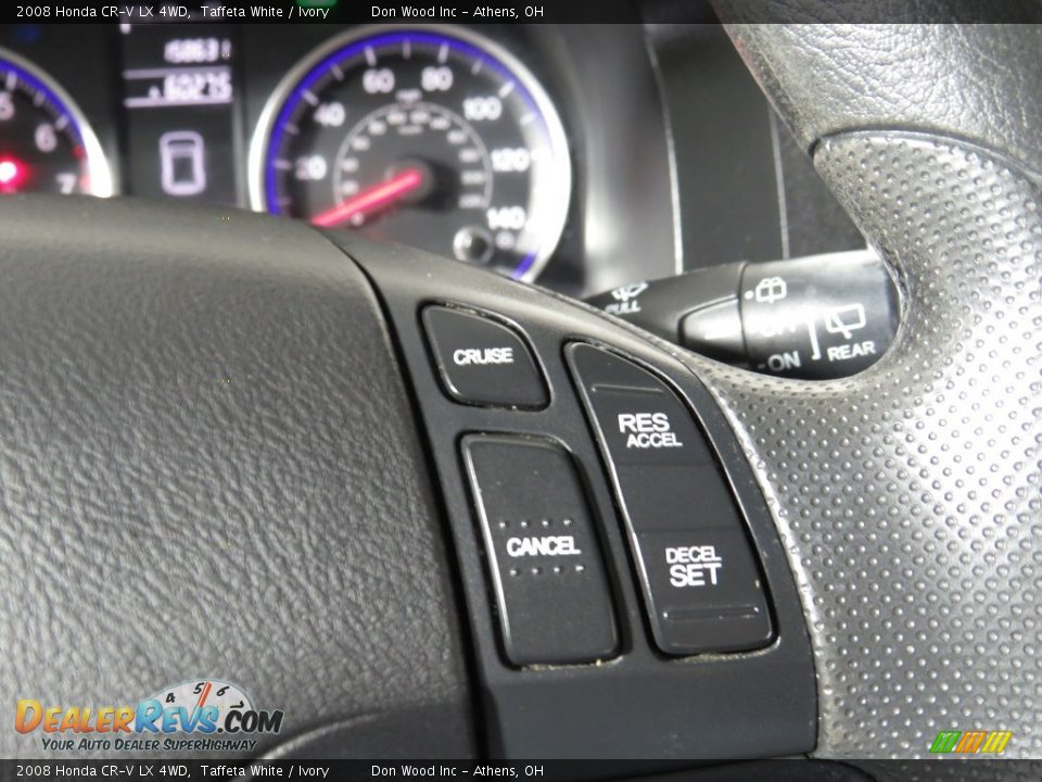 2008 Honda CR-V LX 4WD Taffeta White / Ivory Photo #5