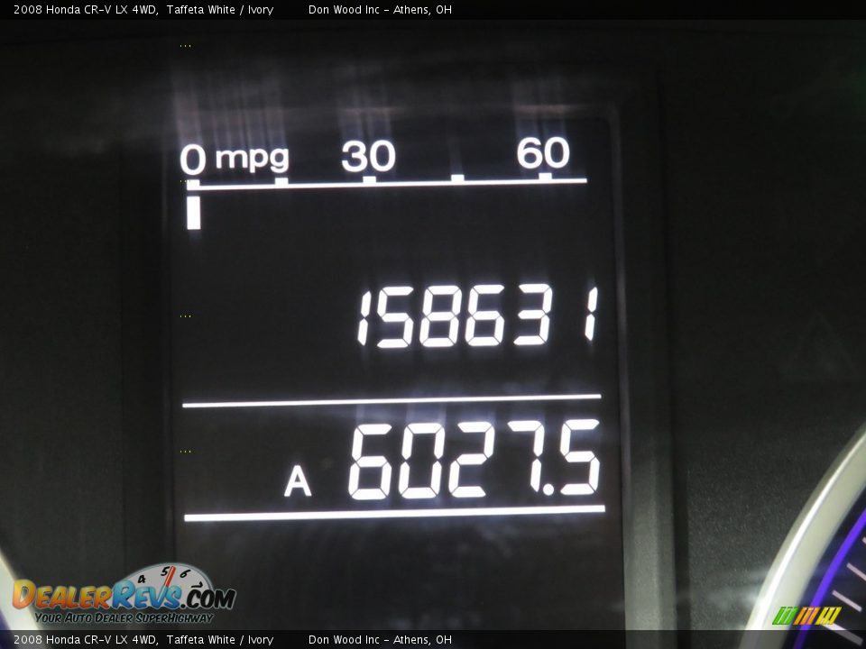 2008 Honda CR-V LX 4WD Taffeta White / Ivory Photo #6