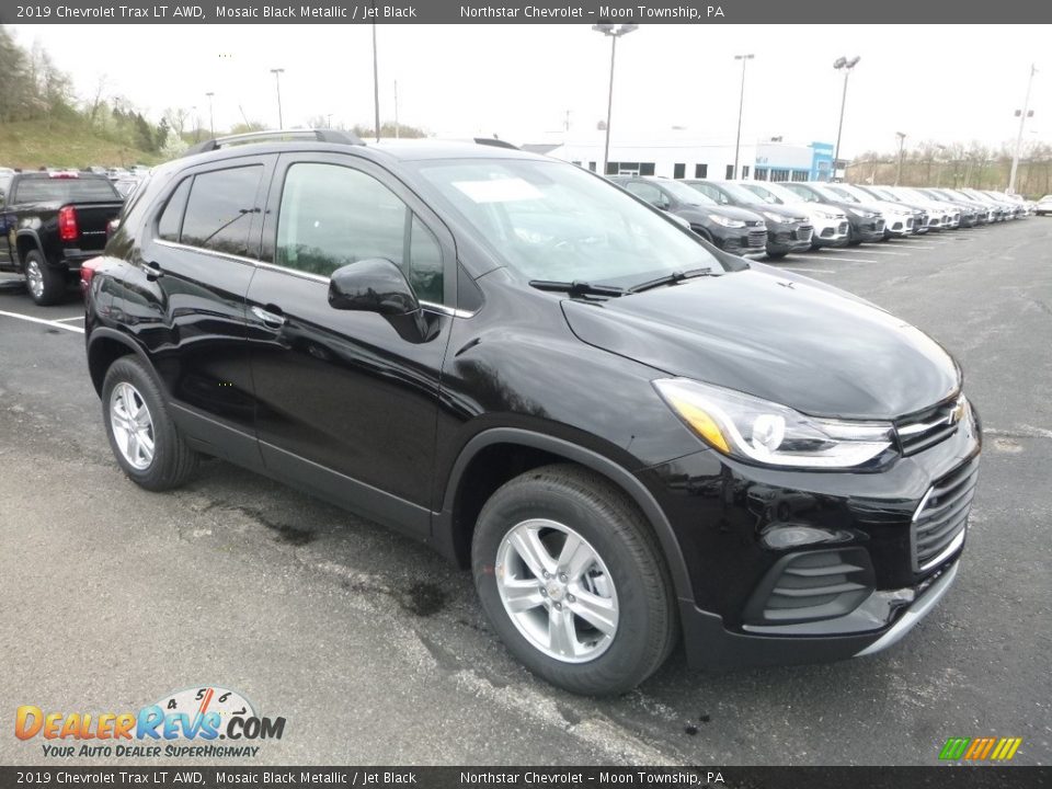 2019 Chevrolet Trax LT AWD Mosaic Black Metallic / Jet Black Photo #7
