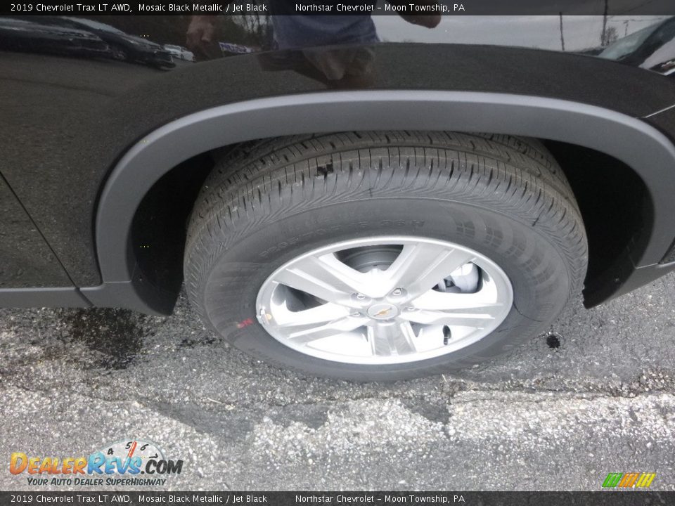 2019 Chevrolet Trax LT AWD Mosaic Black Metallic / Jet Black Photo #9