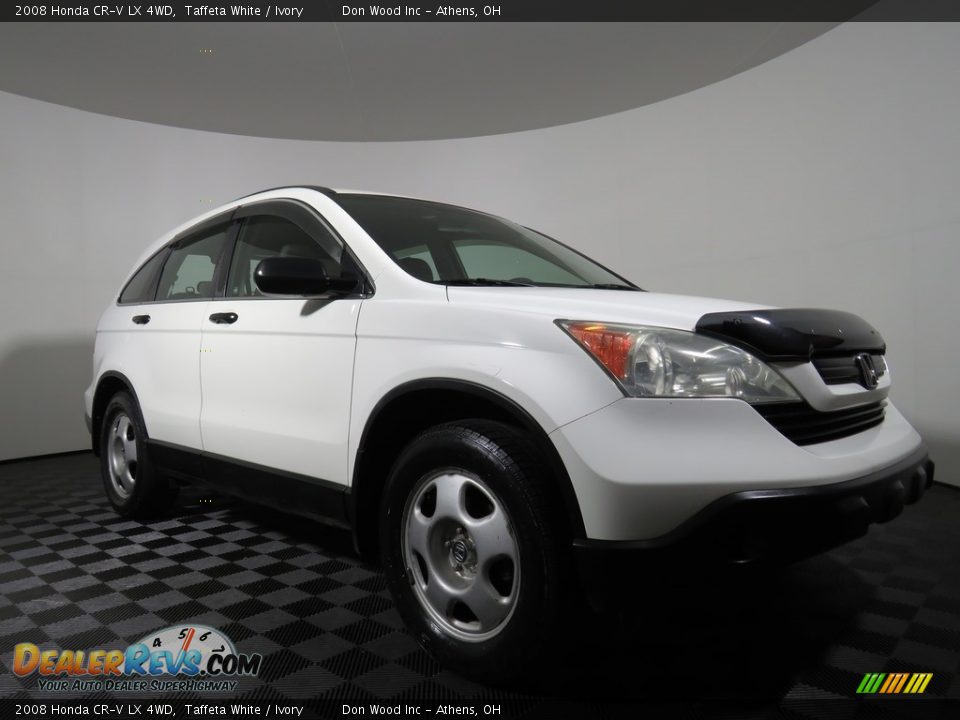 2008 Honda CR-V LX 4WD Taffeta White / Ivory Photo #23