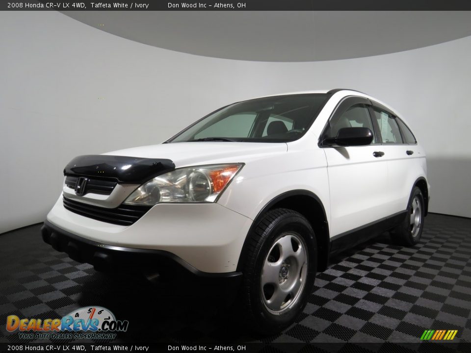2008 Honda CR-V LX 4WD Taffeta White / Ivory Photo #25