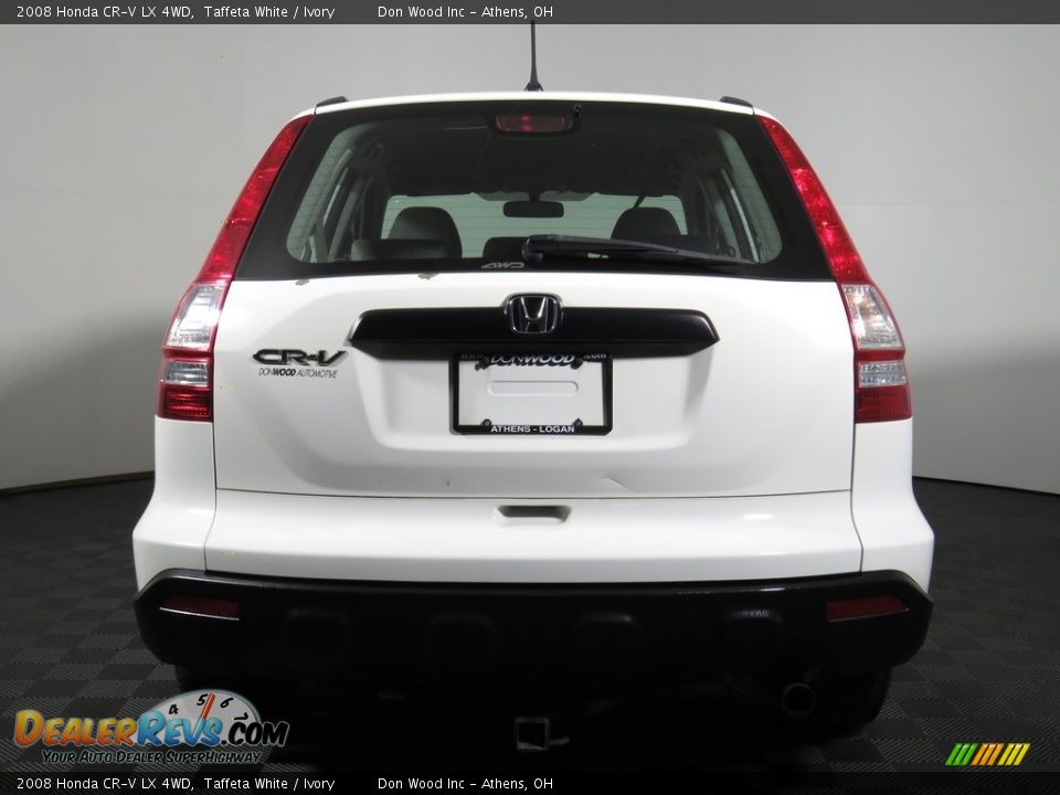 2008 Honda CR-V LX 4WD Taffeta White / Ivory Photo #27