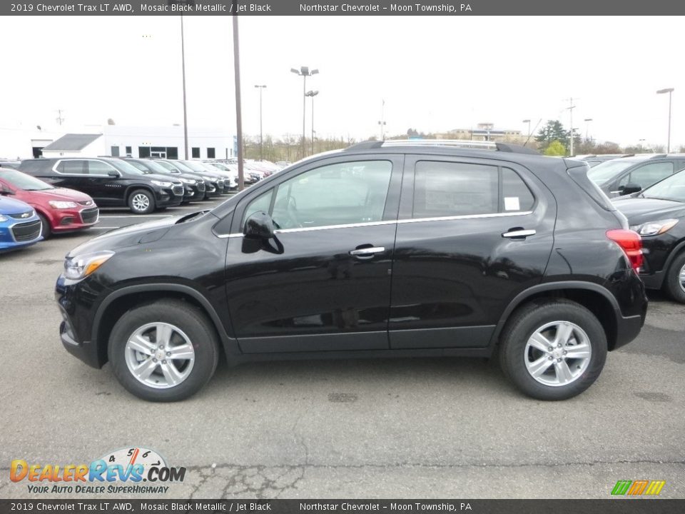 2019 Chevrolet Trax LT AWD Mosaic Black Metallic / Jet Black Photo #3