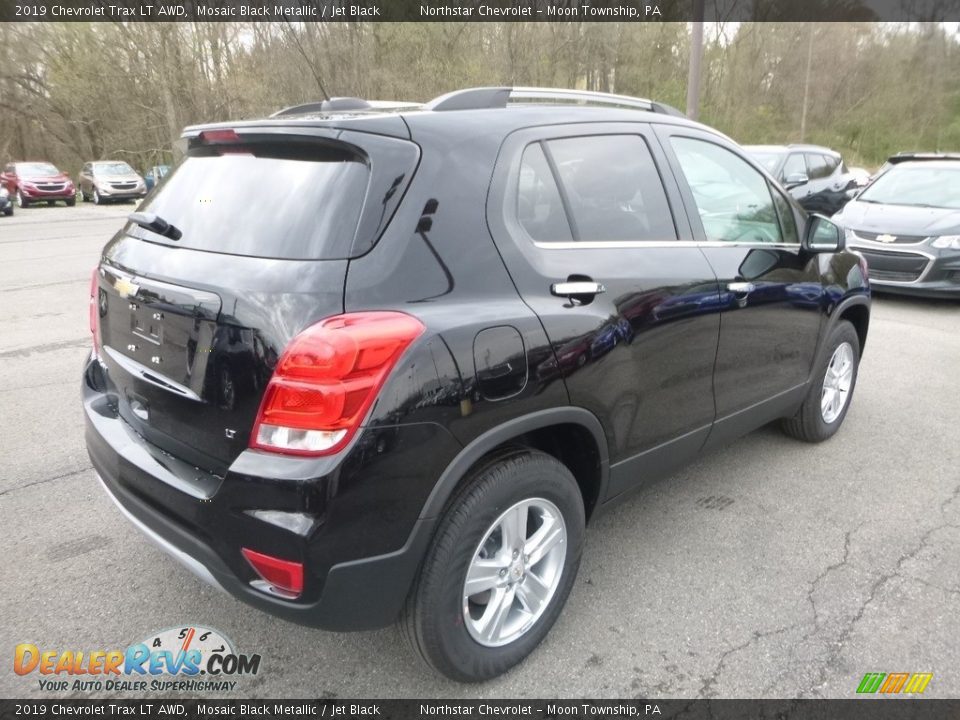 2019 Chevrolet Trax LT AWD Mosaic Black Metallic / Jet Black Photo #6