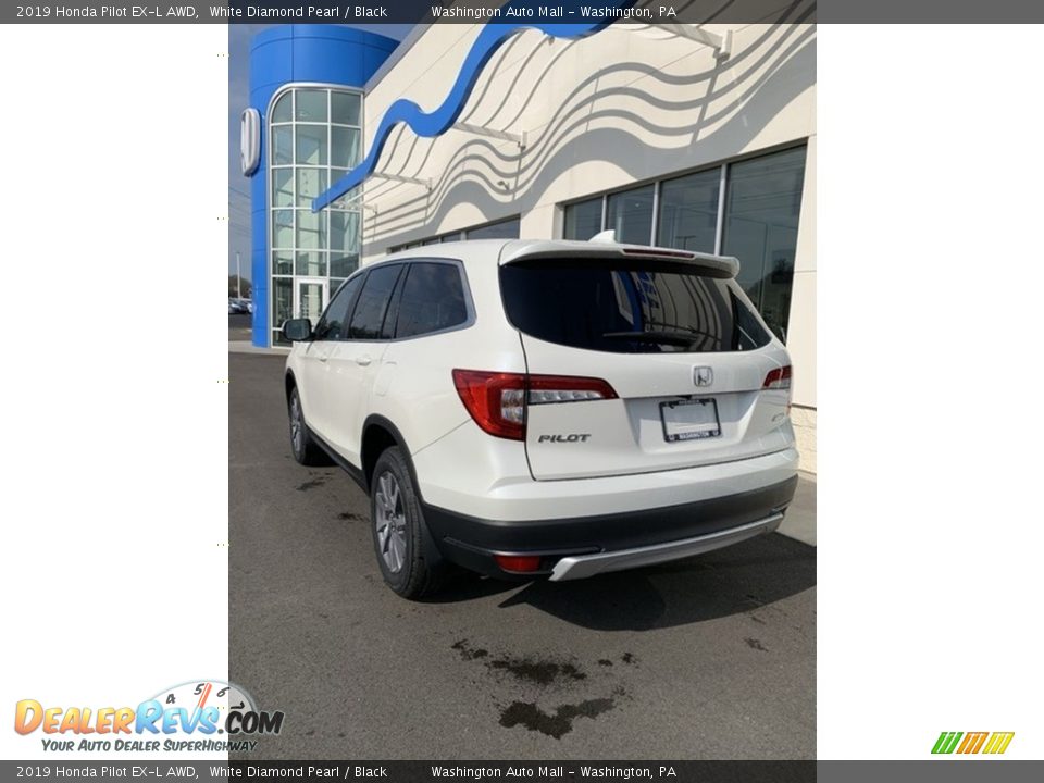 2019 Honda Pilot EX-L AWD White Diamond Pearl / Black Photo #7