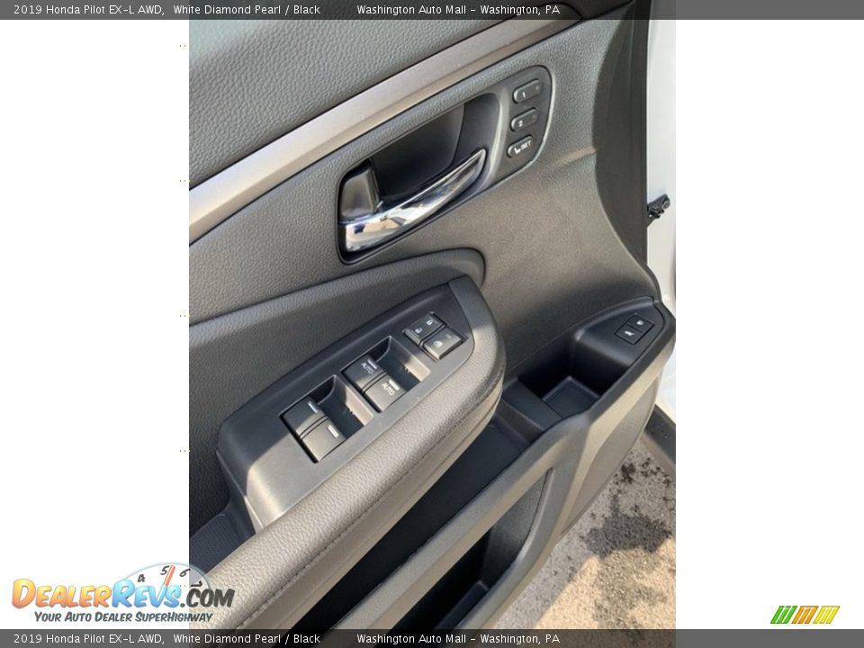 2019 Honda Pilot EX-L AWD White Diamond Pearl / Black Photo #9