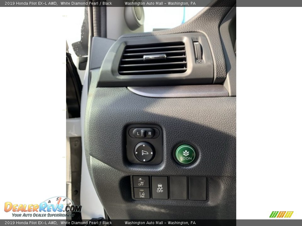 2019 Honda Pilot EX-L AWD White Diamond Pearl / Black Photo #10