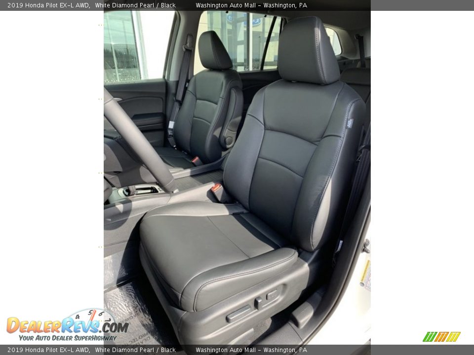 2019 Honda Pilot EX-L AWD White Diamond Pearl / Black Photo #12