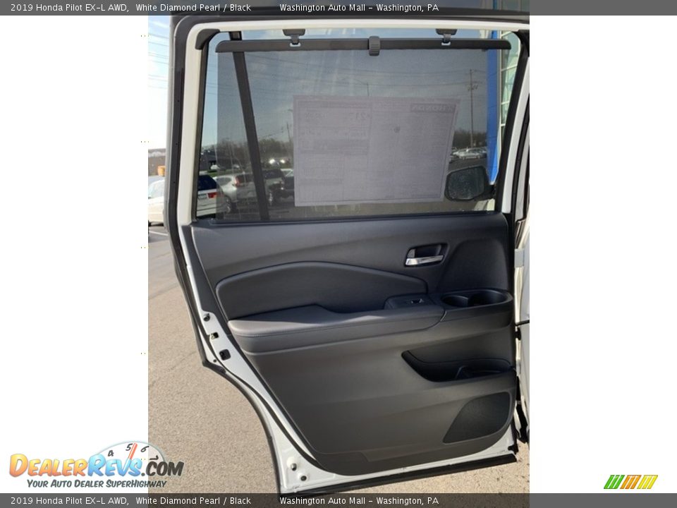 2019 Honda Pilot EX-L AWD White Diamond Pearl / Black Photo #16