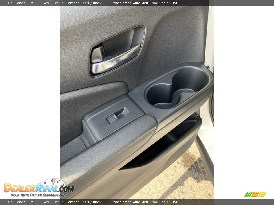 2019 Honda Pilot EX-L AWD White Diamond Pearl / Black Photo #17