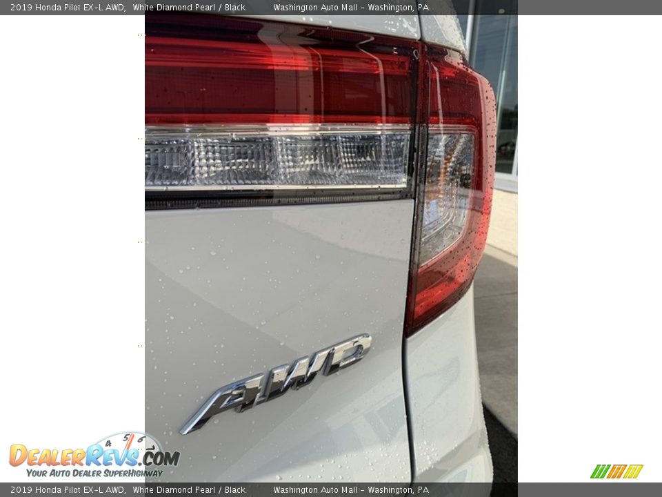 2019 Honda Pilot EX-L AWD White Diamond Pearl / Black Photo #25