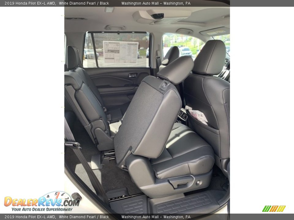 2019 Honda Pilot EX-L AWD White Diamond Pearl / Black Photo #28