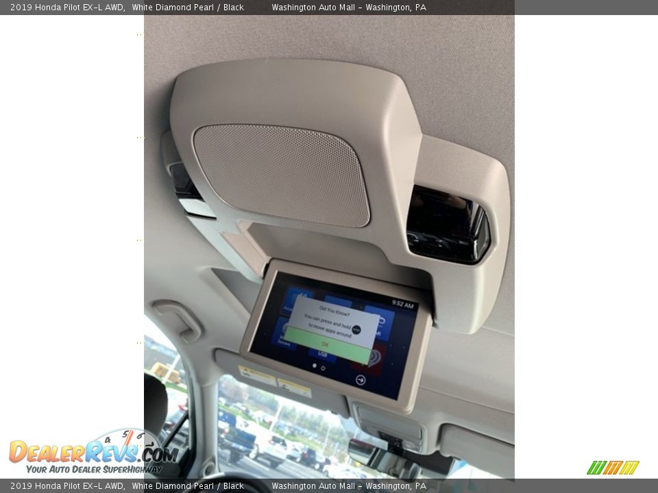 2019 Honda Pilot EX-L AWD White Diamond Pearl / Black Photo #32
