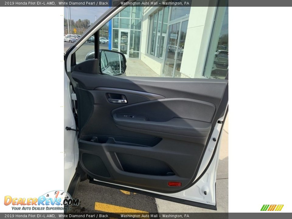 2019 Honda Pilot EX-L AWD White Diamond Pearl / Black Photo #35