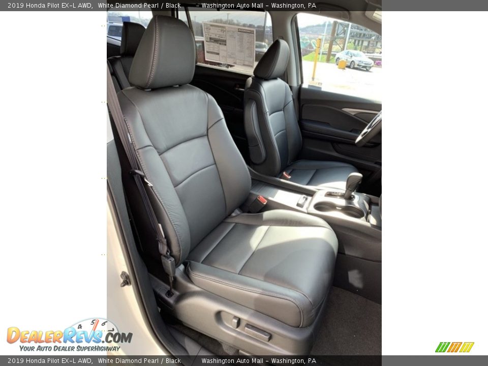 2019 Honda Pilot EX-L AWD White Diamond Pearl / Black Photo #36