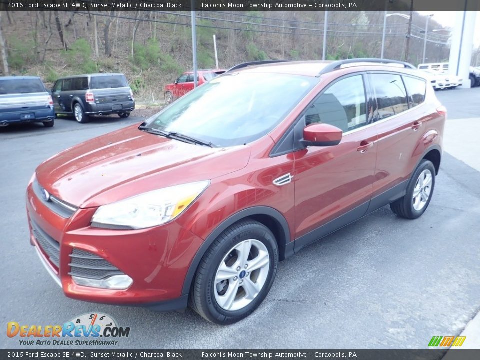 2016 Ford Escape SE 4WD Sunset Metallic / Charcoal Black Photo #7