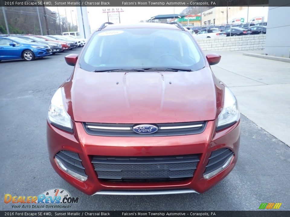 2016 Ford Escape SE 4WD Sunset Metallic / Charcoal Black Photo #8