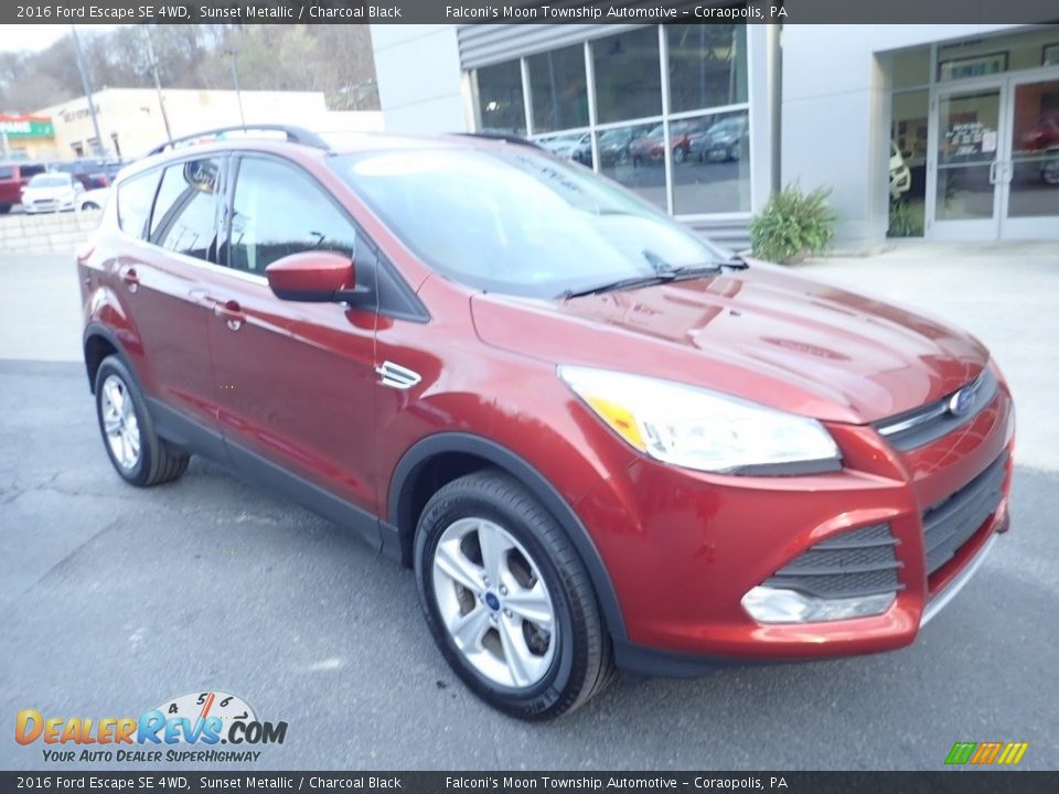2016 Ford Escape SE 4WD Sunset Metallic / Charcoal Black Photo #9