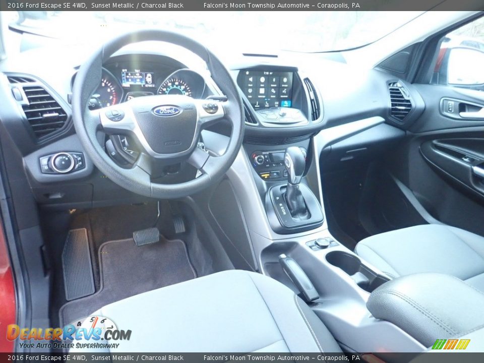 2016 Ford Escape SE 4WD Sunset Metallic / Charcoal Black Photo #17