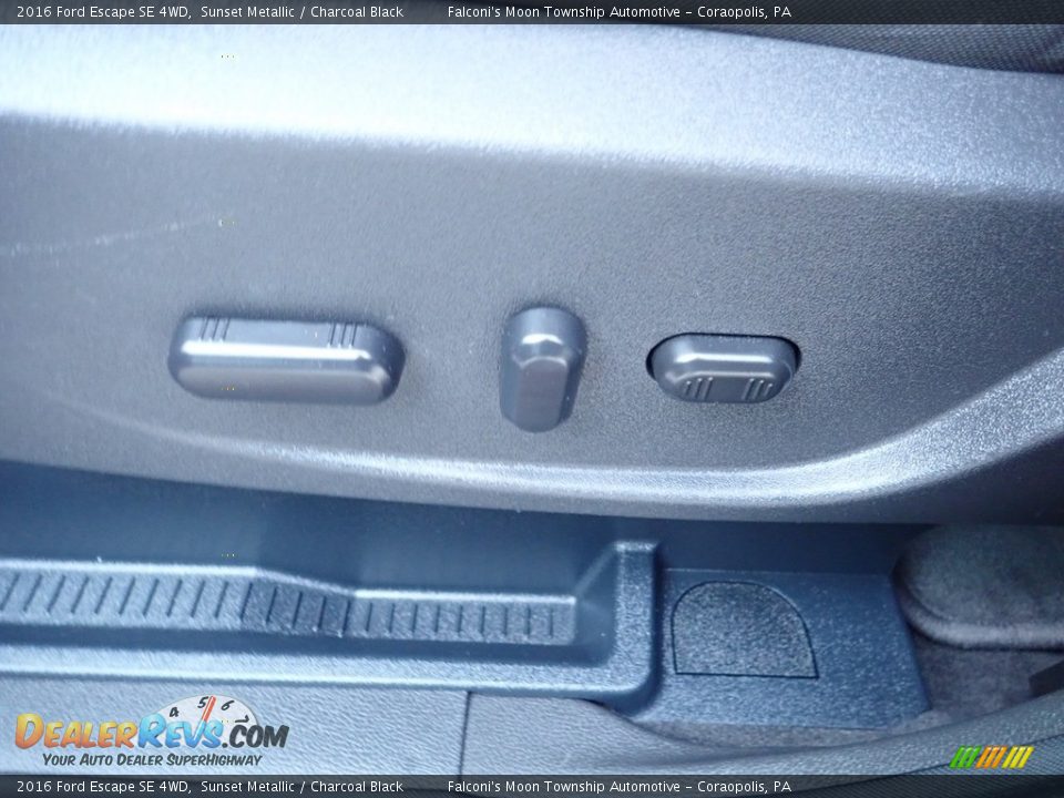 2016 Ford Escape SE 4WD Sunset Metallic / Charcoal Black Photo #20