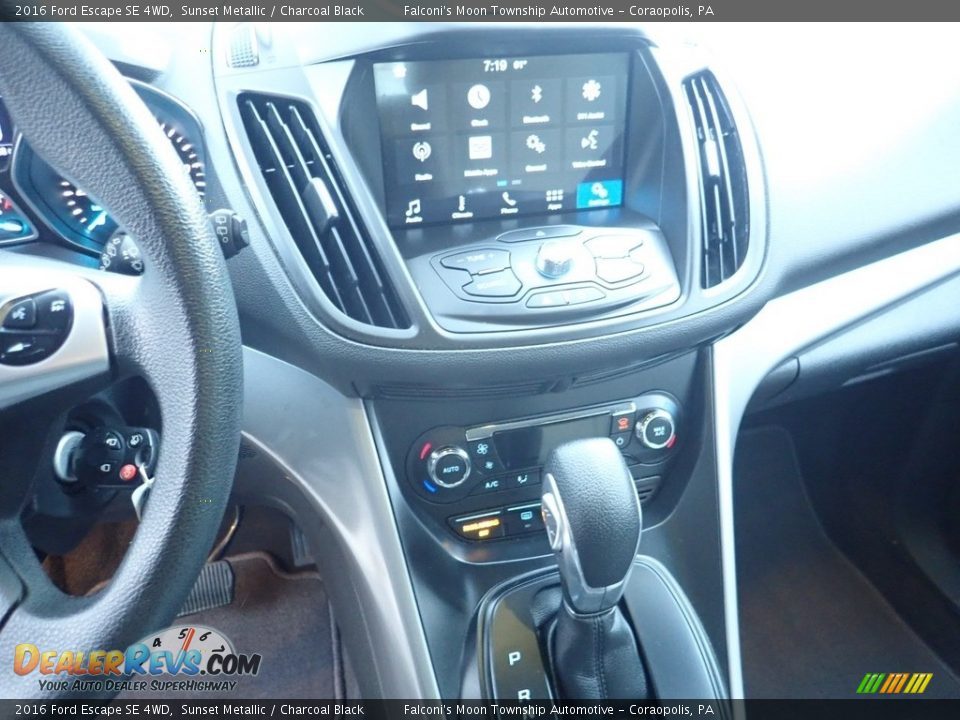 2016 Ford Escape SE 4WD Sunset Metallic / Charcoal Black Photo #22