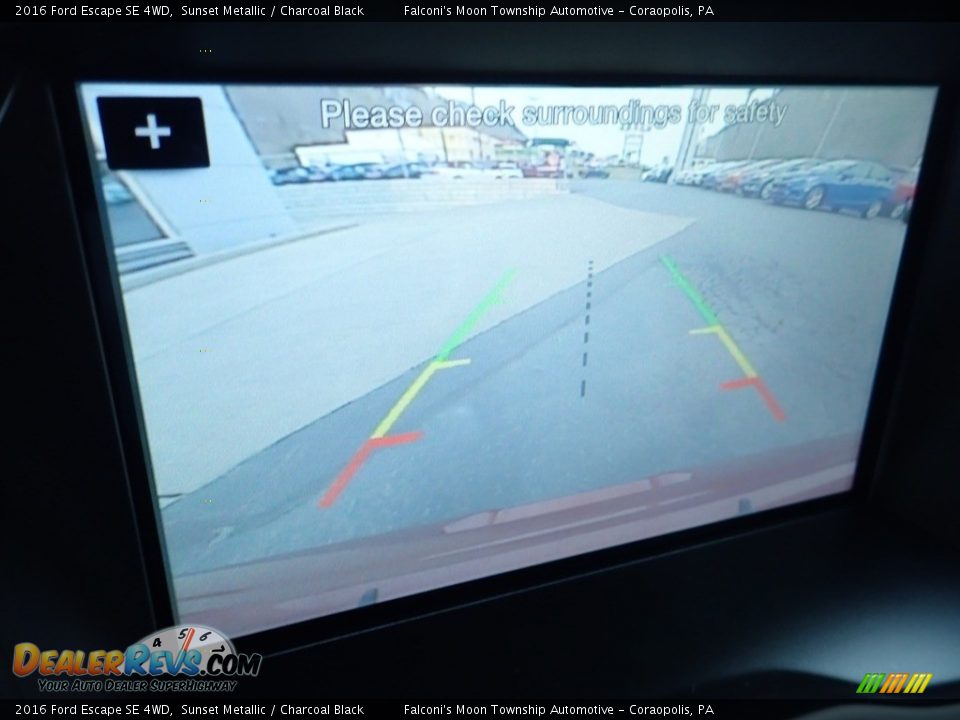 2016 Ford Escape SE 4WD Sunset Metallic / Charcoal Black Photo #25