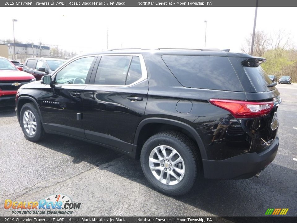 2019 Chevrolet Traverse LT AWD Mosaic Black Metallic / Jet Black Photo #3