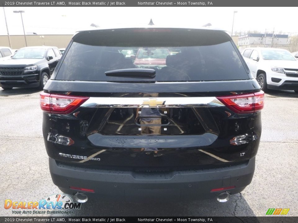 2019 Chevrolet Traverse LT AWD Mosaic Black Metallic / Jet Black Photo #4