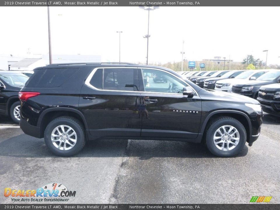 2019 Chevrolet Traverse LT AWD Mosaic Black Metallic / Jet Black Photo #6