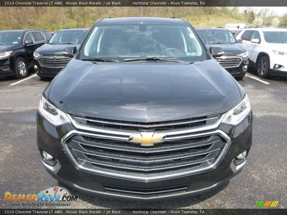 2019 Chevrolet Traverse LT AWD Mosaic Black Metallic / Jet Black Photo #8