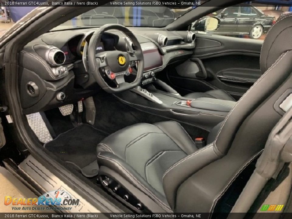 Nero (Black) Interior - 2018 Ferrari GTC4Lusso  Photo #3