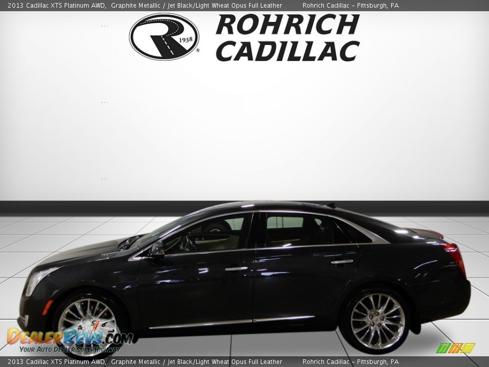 2013 Cadillac XTS Platinum AWD Graphite Metallic / Jet Black/Light Wheat Opus Full Leather Photo #2