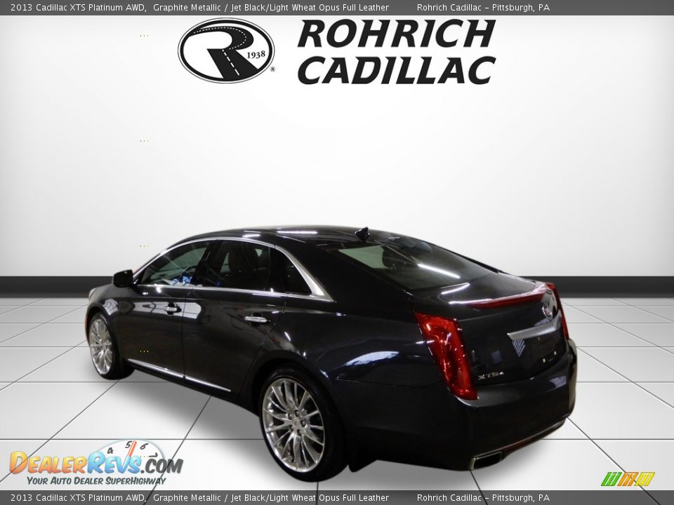 2013 Cadillac XTS Platinum AWD Graphite Metallic / Jet Black/Light Wheat Opus Full Leather Photo #3