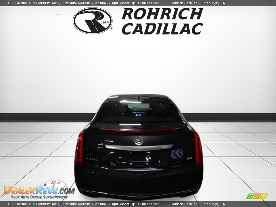 2013 Cadillac XTS Platinum AWD Graphite Metallic / Jet Black/Light Wheat Opus Full Leather Photo #4