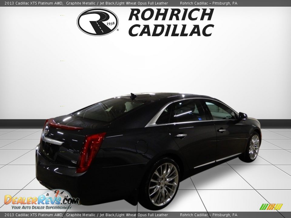 2013 Cadillac XTS Platinum AWD Graphite Metallic / Jet Black/Light Wheat Opus Full Leather Photo #5