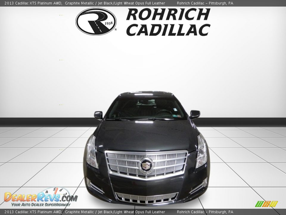 2013 Cadillac XTS Platinum AWD Graphite Metallic / Jet Black/Light Wheat Opus Full Leather Photo #8