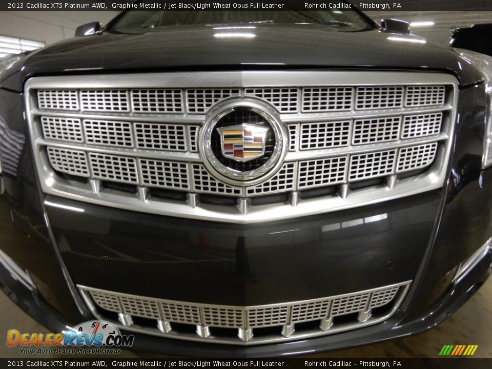2013 Cadillac XTS Platinum AWD Graphite Metallic / Jet Black/Light Wheat Opus Full Leather Photo #9