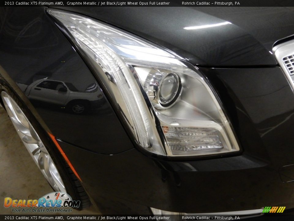 2013 Cadillac XTS Platinum AWD Graphite Metallic / Jet Black/Light Wheat Opus Full Leather Photo #10