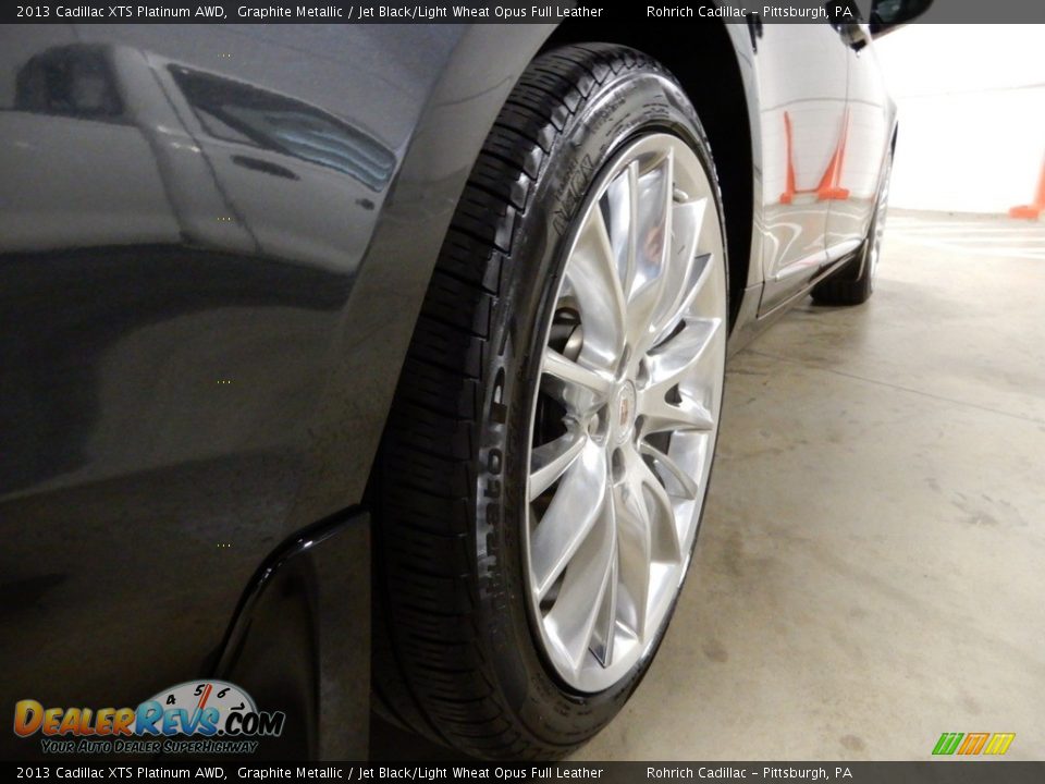 2013 Cadillac XTS Platinum AWD Graphite Metallic / Jet Black/Light Wheat Opus Full Leather Photo #12