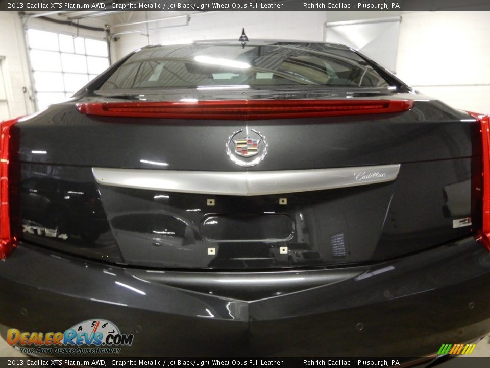 2013 Cadillac XTS Platinum AWD Graphite Metallic / Jet Black/Light Wheat Opus Full Leather Photo #13