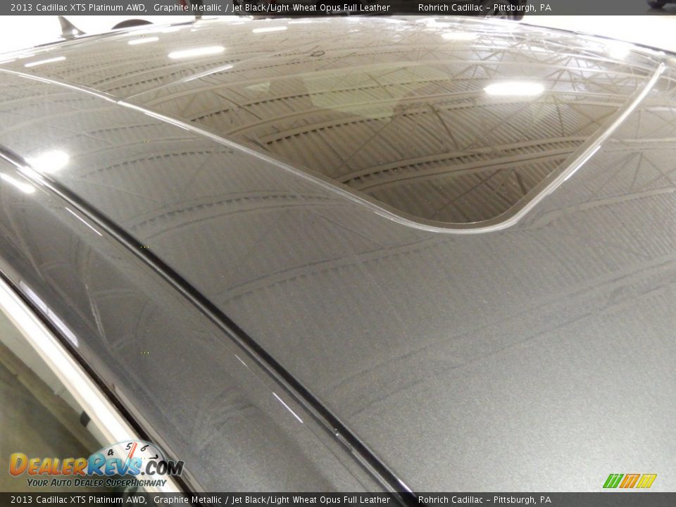 2013 Cadillac XTS Platinum AWD Graphite Metallic / Jet Black/Light Wheat Opus Full Leather Photo #14