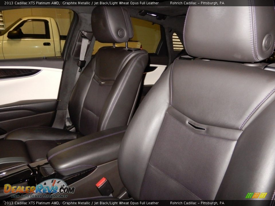 2013 Cadillac XTS Platinum AWD Graphite Metallic / Jet Black/Light Wheat Opus Full Leather Photo #17
