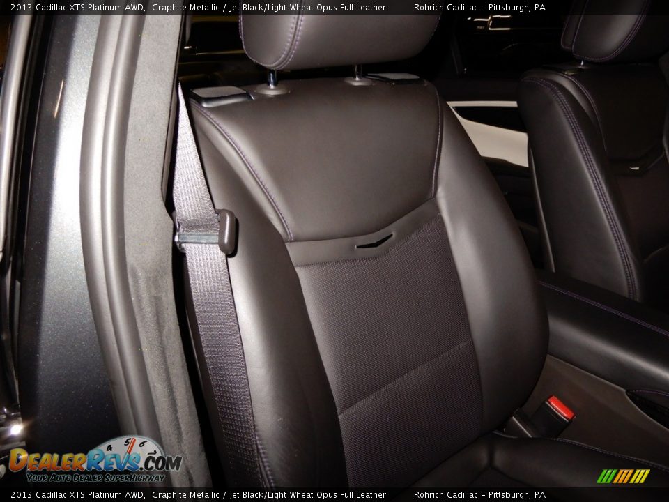 2013 Cadillac XTS Platinum AWD Graphite Metallic / Jet Black/Light Wheat Opus Full Leather Photo #19