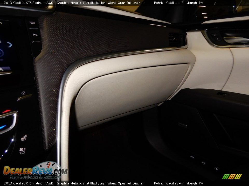 2013 Cadillac XTS Platinum AWD Graphite Metallic / Jet Black/Light Wheat Opus Full Leather Photo #21