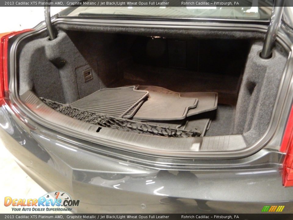 2013 Cadillac XTS Platinum AWD Graphite Metallic / Jet Black/Light Wheat Opus Full Leather Photo #22