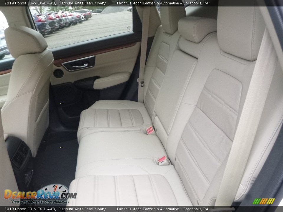 2019 Honda CR-V EX-L AWD Platinum White Pearl / Ivory Photo #9