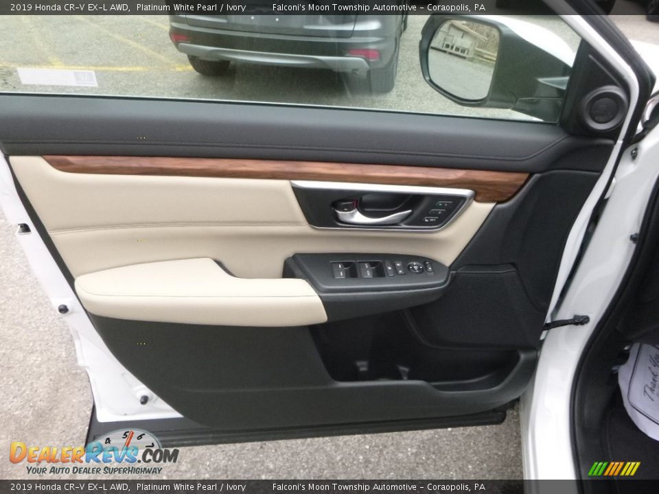 2019 Honda CR-V EX-L AWD Platinum White Pearl / Ivory Photo #11