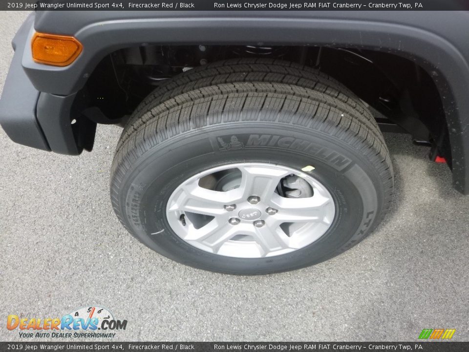 2019 Jeep Wrangler Unlimited Sport 4x4 Firecracker Red / Black Photo #2