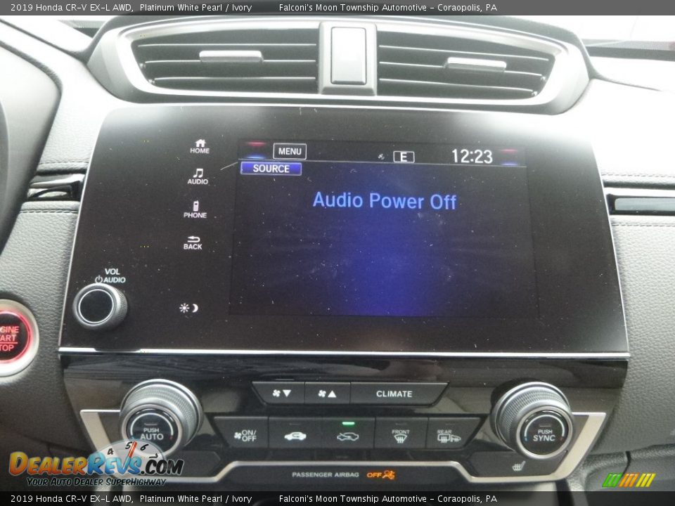 2019 Honda CR-V EX-L AWD Platinum White Pearl / Ivory Photo #14